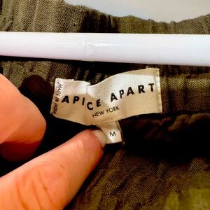 Apiece Apart two piece linen set